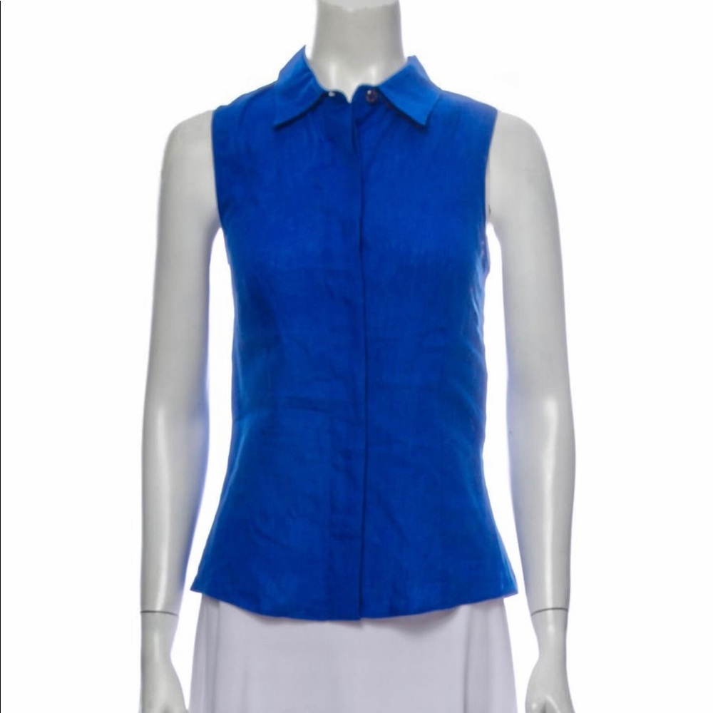 MaxMara Linen Top.